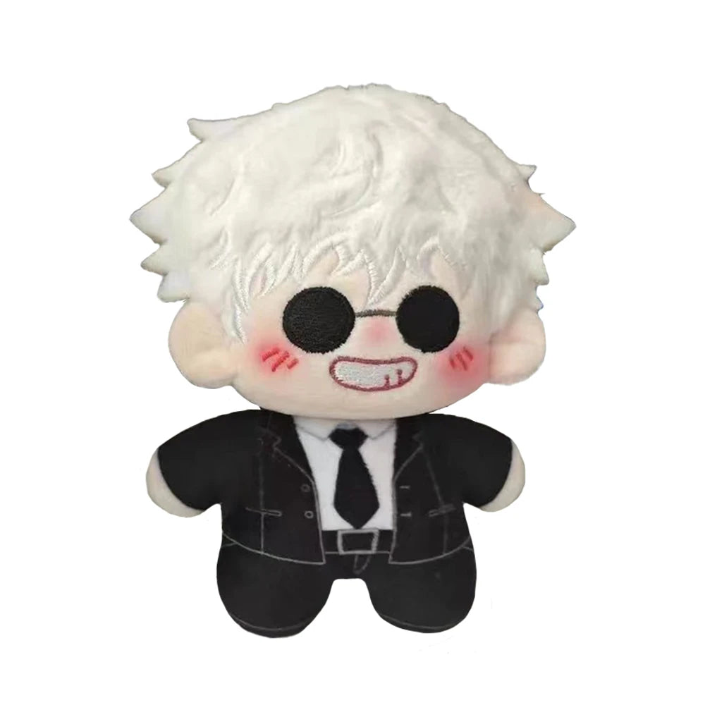 JJK Anime Plush Doll Cute Gojo and Geto Plushies Kawaii Bag Pendant Geto Suguru Stuffed Animals Doll Pillow Home Decor Kids Gift